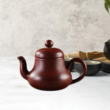 Maxbell Purple Clay Teapot Handmade Kung Fu Teaware for Kitchen Household Restaurant Style B