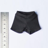Maxbell 1:6 Action Figures Shorts Soft Accessories 12 inch Female Figure Short Pants black