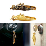 Maxbell Animal Statue Souvenir Miniature Car Key Pendant for Collectible Office Home Bronze