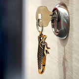 Maxbell Animal Statue Souvenir Miniature Car Key Pendant for Collectible Office Home Bronze
