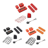 Maxbell RC Car Roof Decoration Accessory RC Vehicle Part for 1/10 SCX10 DIY Modified red