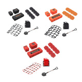 Maxbell RC Car Roof Decoration Accessory RC Vehicle Part for 1/10 SCX10 DIY Modified red