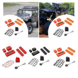 Maxbell RC Car Roof Decoration Accessory RC Vehicle Part for 1/10 SCX10 DIY Modified red