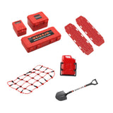 Maxbell RC Car Roof Decoration Accessory RC Vehicle Part for 1/10 SCX10 DIY Modified red
