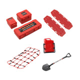 Maxbell RC Car Roof Decoration Accessory RC Vehicle Part for 1/10 SCX10 DIY Modified red