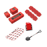 Maxbell RC Car Roof Decoration Accessory RC Vehicle Part for 1/10 SCX10 DIY Modified red
