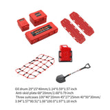 Maxbell RC Car Roof Decoration Accessory RC Vehicle Part for 1/10 SCX10 DIY Modified red