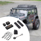 Maxbell RC Car Roof Decoration Accessory RC Vehicle Part for 1/10 SCX10 DIY Modified black