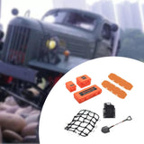 Maxbell RC Car Roof Decoration Accessory RC Vehicle Part for 1/10 SCX10 DIY Modified orange