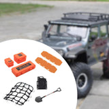 Maxbell RC Car Roof Decoration Accessory RC Vehicle Part for 1/10 SCX10 DIY Modified orange