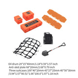 Maxbell RC Car Roof Decoration Accessory RC Vehicle Part for 1/10 SCX10 DIY Modified orange