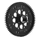 Maxbell 61T Main Spur Gear Replacement Steel Gear for Ara311100 RC Car Vehicles