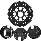 Maxbell 61T Main Spur Gear Replacement Steel Gear for Ara311100 RC Car Vehicles