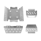 Maxbell 4 Pieces 1:8 Scale Axle Guard Protector Chassis Plate for H8H V1 V2 DIY Accs