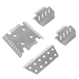 Maxbell 4 Pieces 1:8 Scale Axle Guard Protector Chassis Plate for H8H V1 V2 DIY Accs