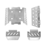 Maxbell 4 Pieces 1:8 Scale Axle Guard Protector Chassis Plate for H8H V1 V2 DIY Accs