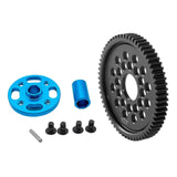 Maxbell RC Replacement Parts Sturdy Metal RC Gears for TT02 54500 RC Car RC Crawler 63T