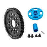 Maxbell RC Replacement Parts Sturdy Metal RC Gears for TT02 54500 RC Car RC Crawler 63T