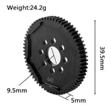 Maxbell RC Replacement Parts Sturdy Metal RC Gears for TT02 54500 RC Car RC Crawler 64T