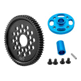 Maxbell RC Replacement Parts Sturdy Metal RC Gears for TT02 54500 RC Car RC Crawler 66T