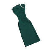 Maxbell 1/6 Scale Womens Chinese Cheongsam Dress for 12'' Female Action Figures Body green