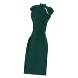 Maxbell 1/6 Scale Womens Chinese Cheongsam Dress for 12'' Female Action Figures Body green