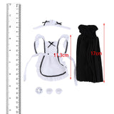 Maxbell 1/6 Scale Figure Doll Maid Dress Set Outfit for 12'' Action Figures