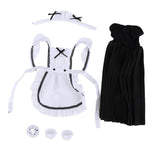 Maxbell 1/6 Scale Figure Doll Maid Dress Set Outfit for 12'' Action Figures