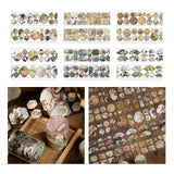 Maxbell Scrapbooking Stickers Creative Washi Tape for Card Crafting Journal Supplies Autumn