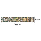Maxbell Scrapbooking Stickers Creative Washi Tape for Card Crafting Journal Supplies Autumn