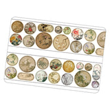 Maxbell Scrapbooking Stickers Creative Washi Tape for Card Crafting Journal Supplies Flowers