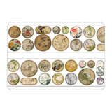 Maxbell Scrapbooking Stickers Creative Washi Tape for Card Crafting Journal Supplies Flowers