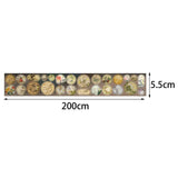 Maxbell Scrapbooking Stickers Creative Washi Tape for Card Crafting Journal Supplies Flowers