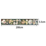 Maxbell Scrapbooking Stickers Creative Washi Tape for Card Crafting Journal Supplies Lotus