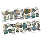 Maxbell Scrapbooking Stickers Creative Washi Tape for Card Crafting Journal Supplies Mountain