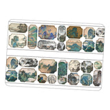 Maxbell Scrapbooking Stickers Creative Washi Tape for Card Crafting Journal Supplies Mountain
