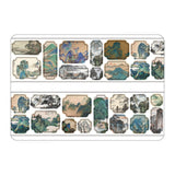 Maxbell Scrapbooking Stickers Creative Washi Tape for Card Crafting Journal Supplies Mountain
