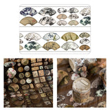Maxbell Scrapbooking Stickers Creative Washi Tape for Card Crafting Journal Supplies Bamboo