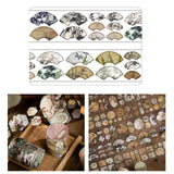 Maxbell Scrapbooking Stickers Creative Washi Tape for Card Crafting Journal Supplies Bamboo