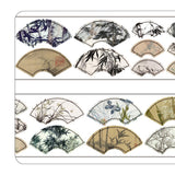 Maxbell Scrapbooking Stickers Creative Washi Tape for Card Crafting Journal Supplies Bamboo