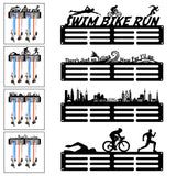 Maxbell Medals Wall Organizer Iron Wall Mounted Race Medal Hanger Display for Soccer style A