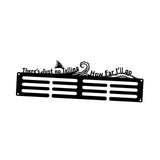 Maxbell Medals Wall Organizer Iron Wall Mounted Race Medal Hanger Display for Soccer style  B