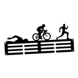 Maxbell Medals Wall Organizer Iron Wall Mounted Race Medal Hanger Display for Soccer style D