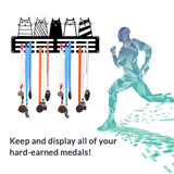 Maxbell Sports Medal Hanger Race Medal Holder for Study Room Living Room Gym 30cmx12.4cm