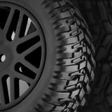 Maxbell 4x 1/10 RC Off Road Tires and Wheels Replacement for 94107,94170,94155,94177 black