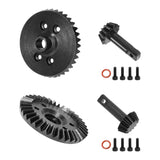 Maxbell Steel Bevel Gear Set Replace Parts Sturdy 13T-37T for RC Model Car DIY Parts