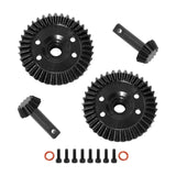 Maxbell Steel Bevel Gear Set Replace Parts Sturdy 13T-37T for RC Model Car DIY Parts