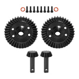 Maxbell Steel Bevel Gear Set Replace Parts Sturdy 13T-37T for RC Model Car DIY Parts