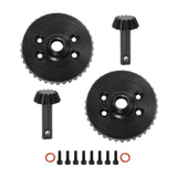 Maxbell Steel Bevel Gear Set Replace Parts Sturdy 13T-37T for RC Model Car DIY Parts