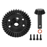 Maxbell Steel Bevel Gear Set Replace Parts Sturdy 13T-37T for RC Model Car DIY Parts